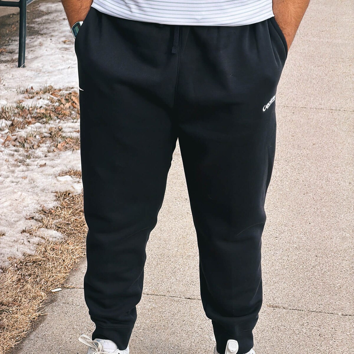Nike® Cyclones Script Black Joggers Sweatpants